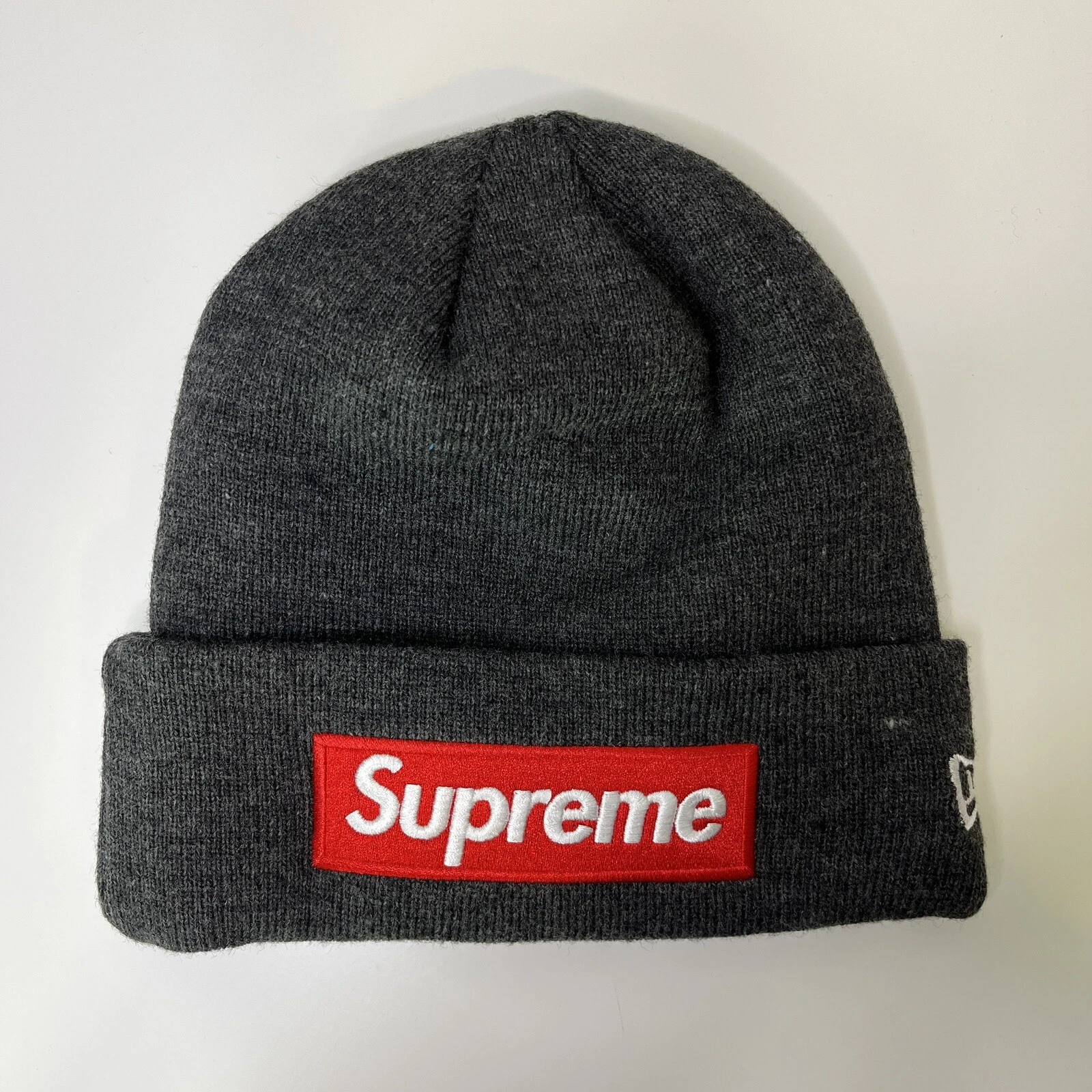 Supreme New Era Box Logo Beanie (FW21) Charbon Neuf