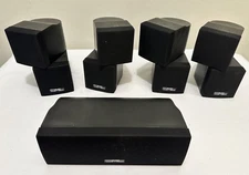 Salerno Media Labs QUALITY SPEAKERS 4 DOUBLE SATELLITE & 1 CENTER SPEAKER