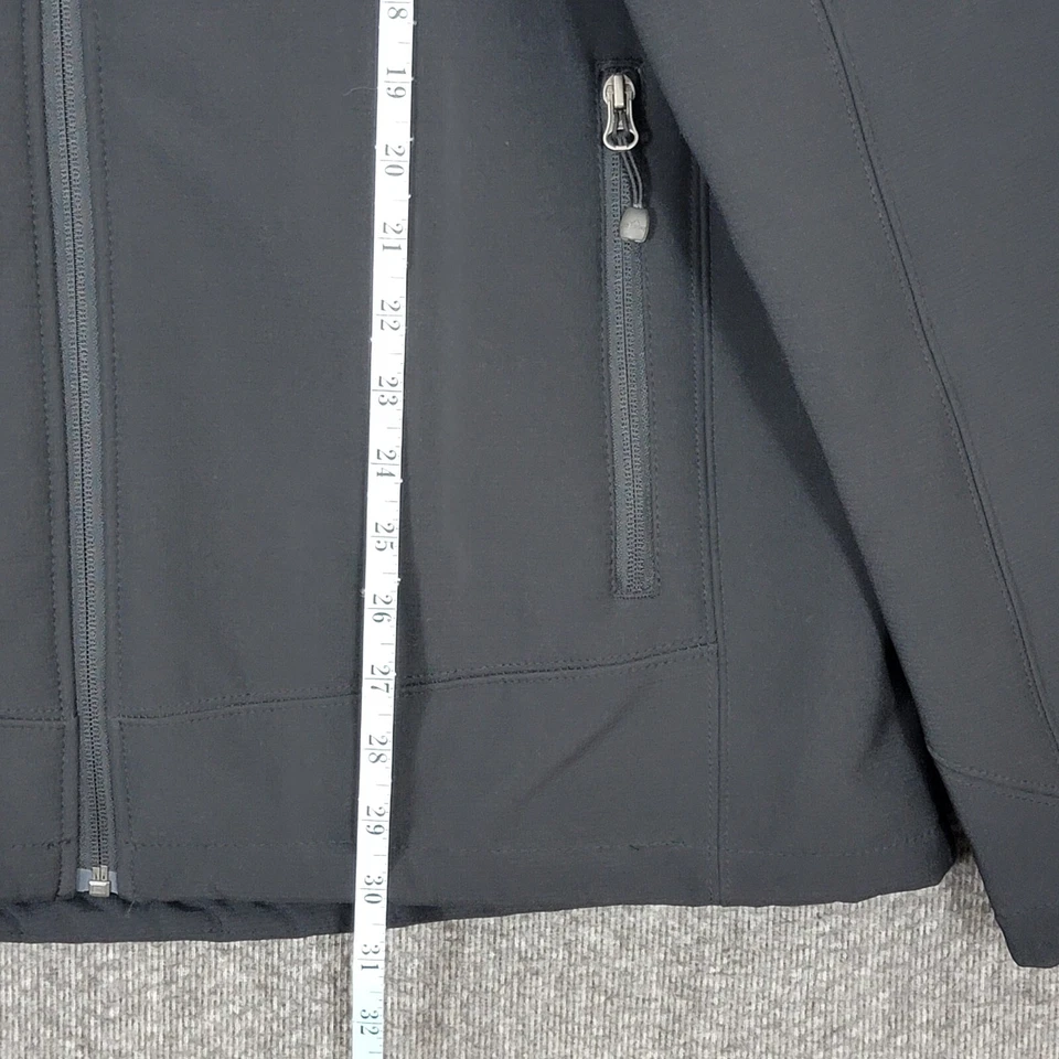 Eddie Bauer Jacket Mens XL Black Rugged Ripstop Soft Shell Full Zip Trail EB534 - Image 4 of 4