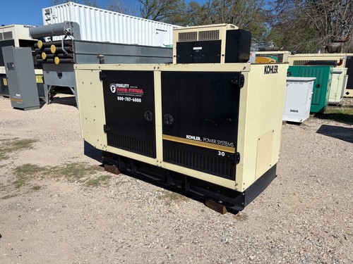 2011 Kohler 30kw 38kva Generator Natural Gas/Propane 223 Hours 120/208V - Picture 4 of 12
