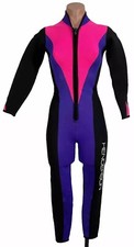 Henderson Aquatics Wetsuit Womens Neon Pink Purple Black S Vintage Reversible