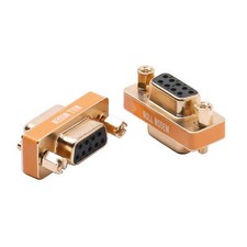 Arnorin DB9 Null Modem Adapter Female to Female Slimline Data Transfer Serial...