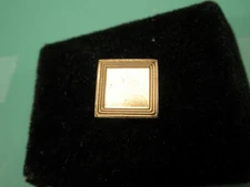 Quality 12K GF Yellow Gold Filled Vintage DESTINO Tie Tack Lapel Pin v61