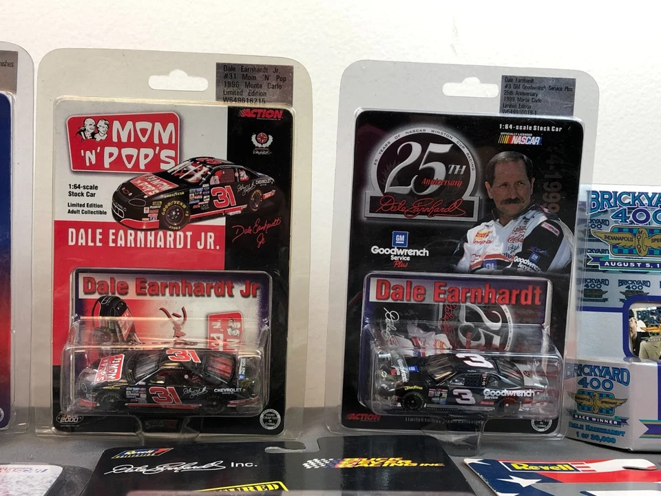 Лот товаров DIFF 13 NIB действие 1:64 литой NASCAR DALE EARHARDT старший/младший MONTE CARLO - Изображение 3 из 4