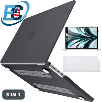For MacBook Air Pro 13” M2 M1 Matte Hard Case &Keyboard Cover