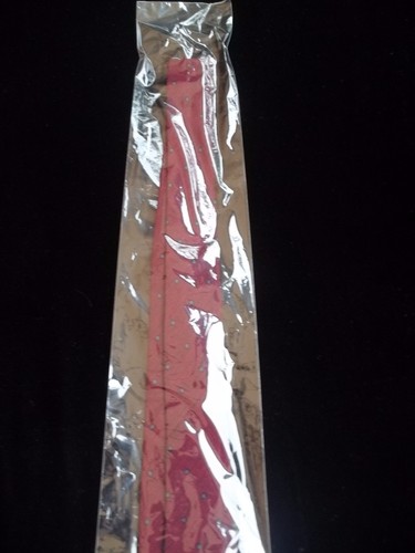 Anthonie Made in Italy Mens Neck Tie Dark Red w Small Dots 100% Pure Silk TY12 - Picture 5 of 10