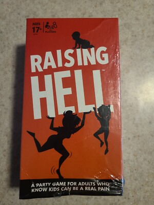 Hasbro Gaming Raising Hell Adult Card Game New/Sealed Fun Entertainment Gift