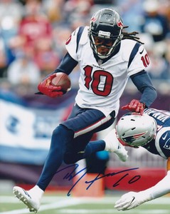 deandre hopkins signed football