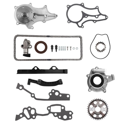 Timing Chain Cover Kit + Water Oil Pump for Toyota Pickup 4Runner Celica 2.4L US - Picture 5 of 12