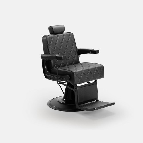 Sillón Barbero hidráulico reclinable giratorio con reposabrazos Modelo Gon Blac - Imagen 4 de 6