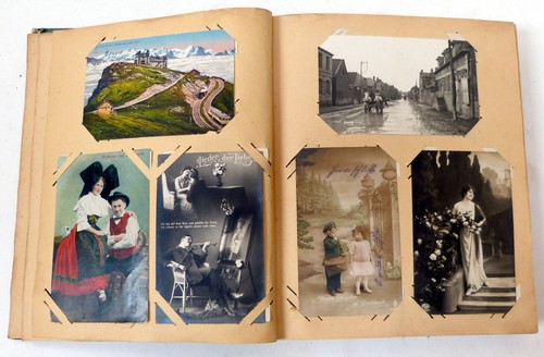 altes Postkartenalbum ca.220 Stck, 1900-1920, incl.Feldpostkarten, an 1 Person - Bild 12 von 24
