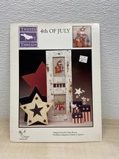 Vintage Twisted Threads 4th Of July Cross Stitch Single Pattern Craft Book Chart