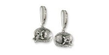 Fox Earrings Jewelry Sterling Silver Fox Charms And Fox Jewelry FX4-E