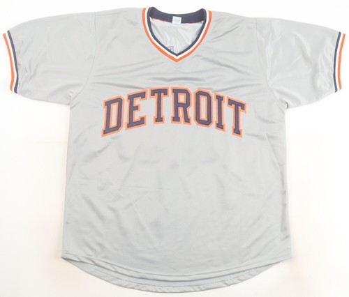 Mickey Tettleton Signed Detroit Tigers Road Jersey Twice Inscribed (Beckett) - Picture 3 of 7