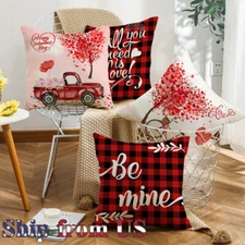 18x18" Cushion Pillow Cover Sofa Decor Valentine's Day Gift for Girlfriend Wife