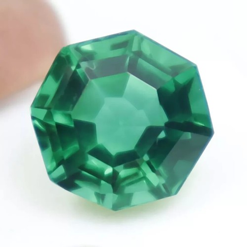 Natural Colombian Green Emerald 11.10 Ct GIE Certified Cut Loose Gemstone 1574 - Picture 4 of 8