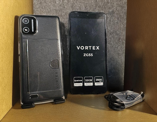 VORTEX ZG55 Black Smartphone 32GB Powered By Android 13 - Picture 2 of 2