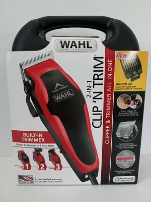 Wahl Pro Clip-N-Trim 20ピースヘアカットキット:新品② Wahl Clip-n-Trim 20-Piece Hair Clipper Kit Made in USA