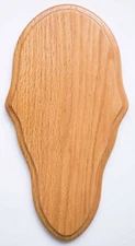 Medium Oak Deer European Skull Mount Plaque