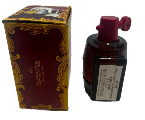 Vintage Avon Wild Country After Shave On Tap Full 5 oz Barrel w/Original Box NOS - Picture 3 of 5