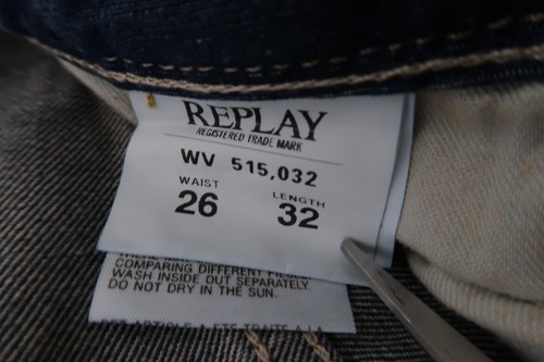 Women's Replay WV515 Blue Bootcut Jeans W26 L32 BNWT - Picture 5 of 9