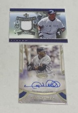 Gary Sheffield Yankees Tier One Signed # 11 /300- Game Jersey (2) Card Lot!