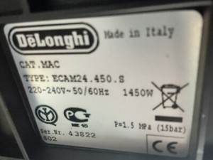 delonghi kaffeevollautomat ECAM 24.450 S