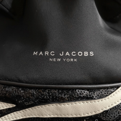 Marc by Marc Jacob Biker Zebra Sequin Backpack - Picture 4 of 10