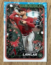 2024 Topps Holiday #H166 Jordan Lawlar RC Arizona Diamondbacks