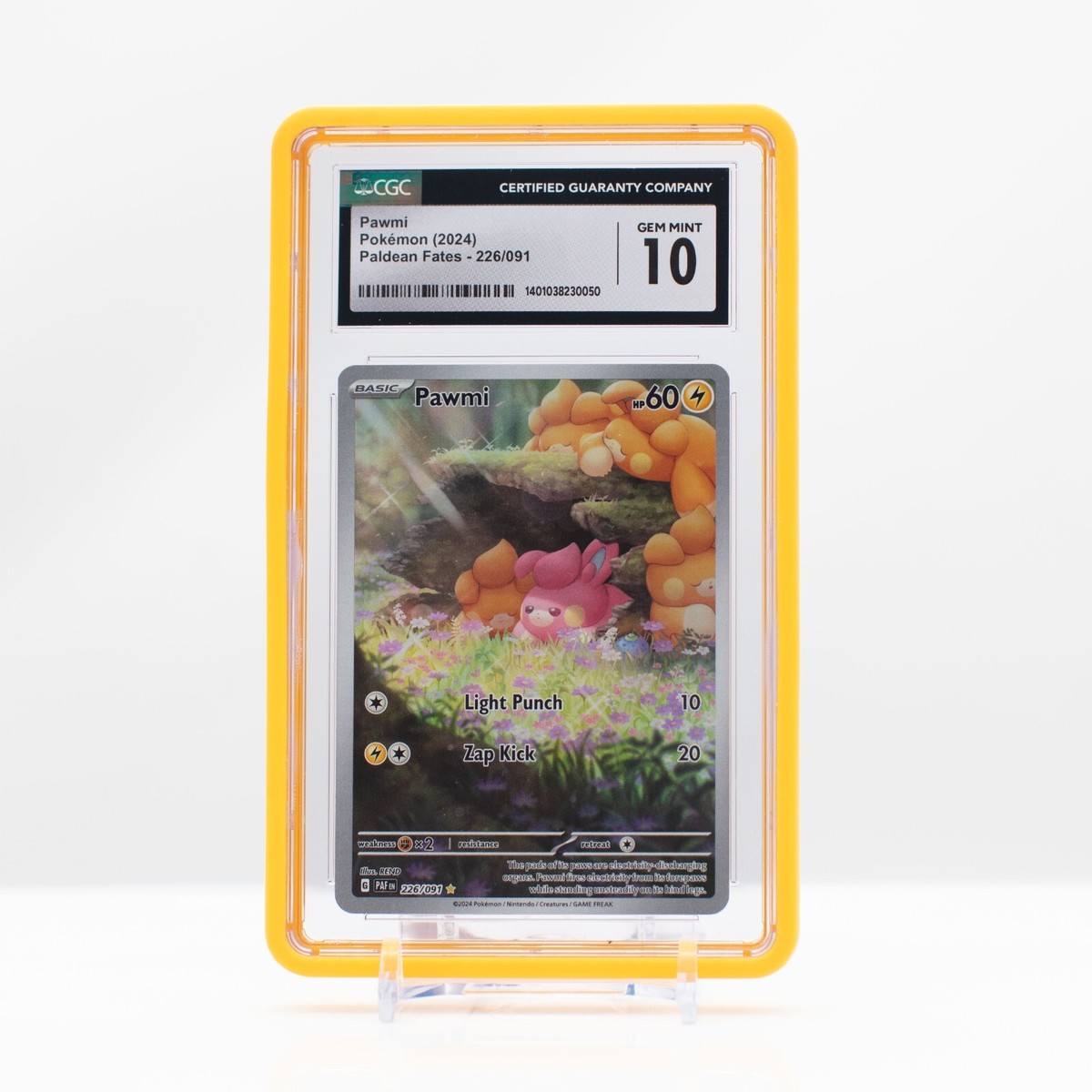 Pokémon Pawmi Holo #226 Scarlet & Violet: Paldean Fates