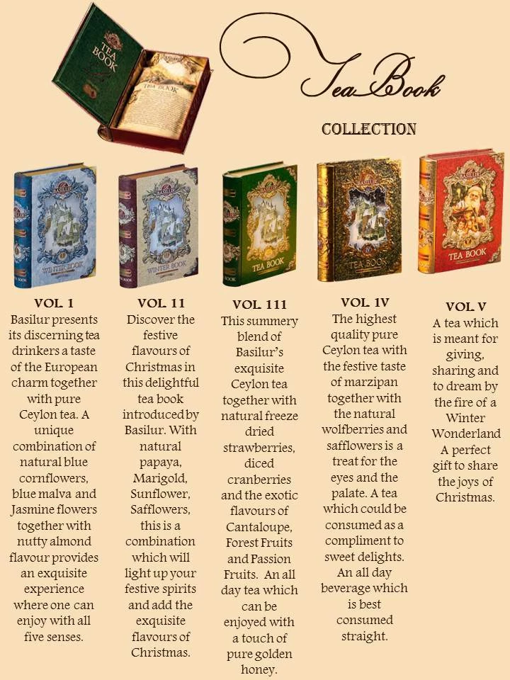 Té de Ceilán albahaca, libro de té de regalo 100 g (3,52 oz) Foto 2 de 2