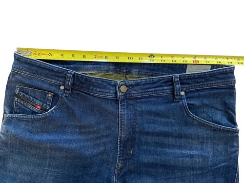 Diesel Krayver Jeans Herren 38x32 Blau Slim Tapered Stretch Denim Wash 0845B - Bild 8 von 17