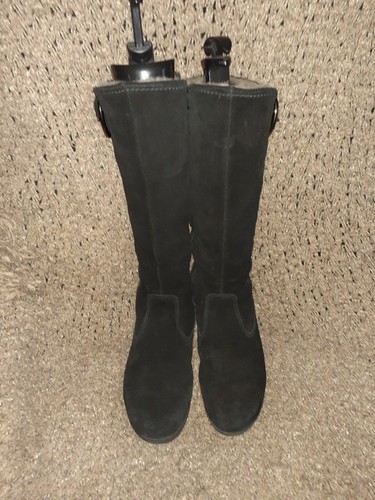 LA CANADIENNE-Valentina-Black Suede 