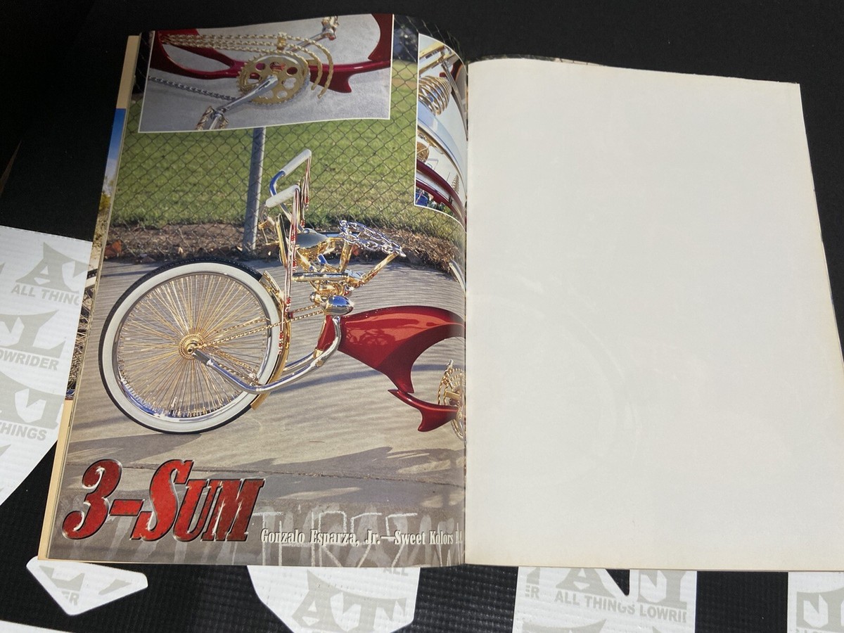 Lowrider Bicycle Magazine - Nov/Dec 96 - NOS With Poster - Models