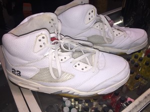 jordan 5 white metallic 2000