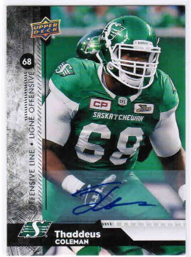 2018 UD UPPER DECK CFL FOOTBALL BASE AUTOGRAPH AUTO CARDS 1-198 U-Pick From List - Picture 11 of 103