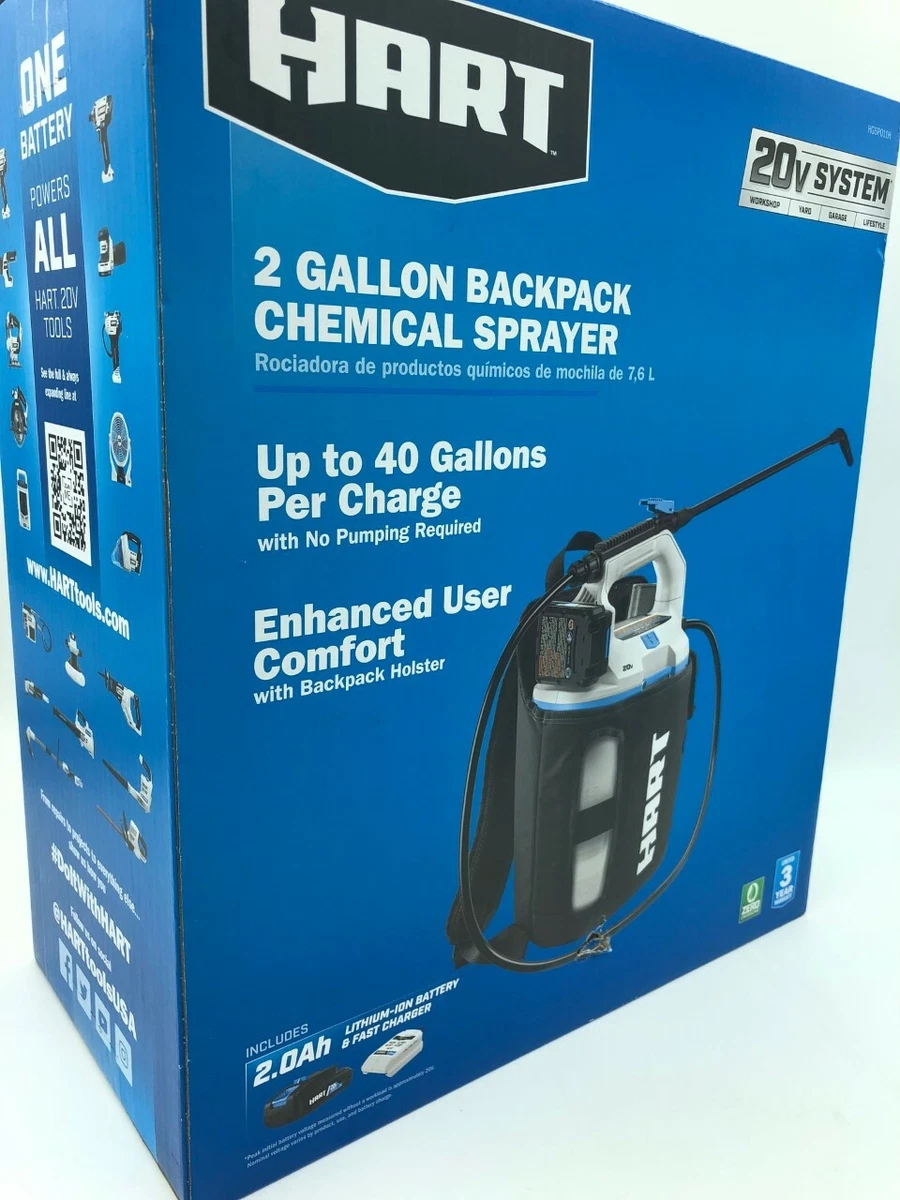 HART HGSP011H 2 Gallon Backpack Chemical Sprayer Kit