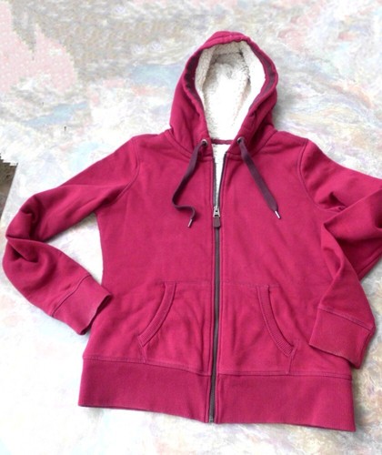 Sweatjacke Kapuzenjacke mit Teddyfutter Hoodie Größe M - Bild 2 von 6