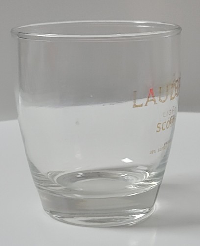 Vidrio de colección Lauder's Light whisky escocés bajo bola antigua - Imagen 2 de 10