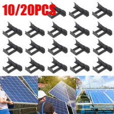 10/20 PCS Solar Panel Photovoltaic Guide Water Drain Water Diversion Clips