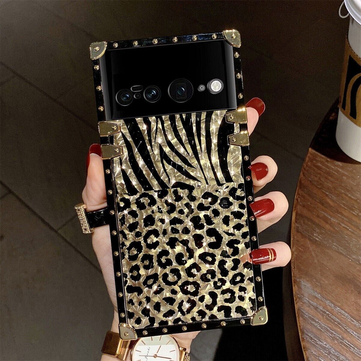 Custodia Per Samsung Galaxy S23 Ultra Cover Glitter Bling Sparkle - Foto 6