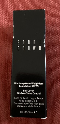 Bobbi Brown SKIN LONG-WEAR WEIGHTLESS FOUNDATION WARM NATURAL W-056 New
