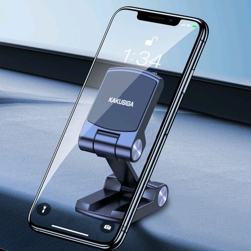 1x Foldable Magnetic Cell Phone Holder Stand Car Dashboard Mount Accessory - Picture 4 of 12