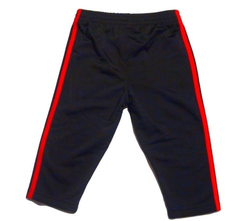 ADIDAS 12 M Long Sleeve Jogger Pants Set Boys with Hoodie Black n Red logo New - Picture 6 of 9