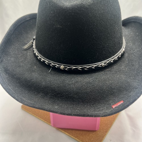 Bullhide Youth Baby Jane Vaquero Sombrero XL Lana Negra con Forma Tachonado - Imagen 12 de 17