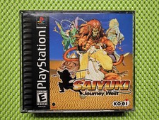 Saiyuki: Journey West PS1 PlayStation Complete CIB Registration Card Sony Koei