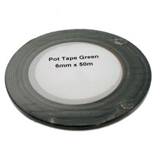Green Florist Floristery Pot Tape (6mm x 50 Metre Roll)