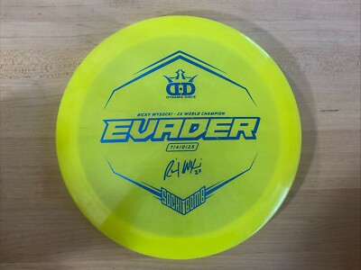 Dynamic Discs Overstable Lucid Evader 171g Yellow Driver Golf Disc Ricky Wysocki