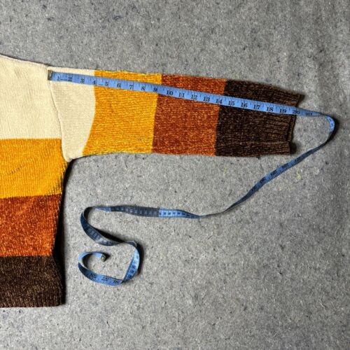 VOLCOM Oversized Chenille Sweater Chunky Knit Pullover Cozy Soft Crew Neck M - Picture 4 of 7