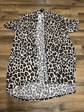 Ladies Now N Forever Short Sleeve Cardigan One Xl New With Tags
